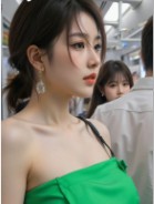 展示1 電車 AI 美女 short 第一個影片